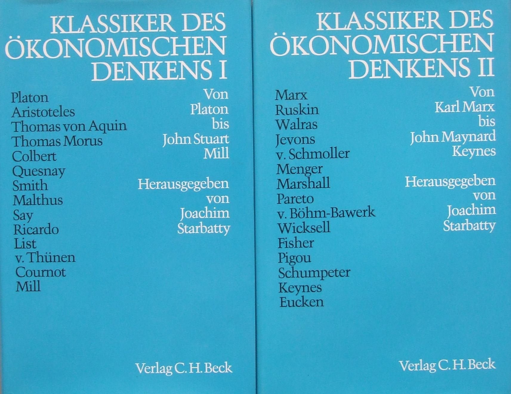 Klassiker des ökonomischen Denkens Law