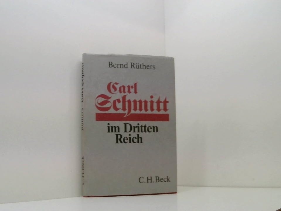 Carl Schmitt im Dritten Reich: Wissenschaft als Zeitgeist-Verstärkung? Science