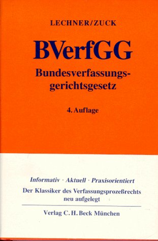 Bundesverfassungsgerichtsgesetz: Kommentar (Bundesverfassungsgerichtsgesetz (BVerGG): Kommentar) Books