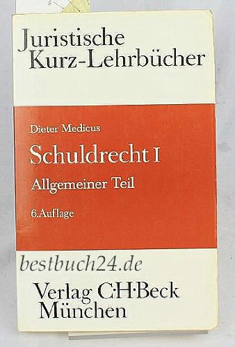 Product Image: Schuldrecht: Allgemeiner Teil. Ein Studienbuch