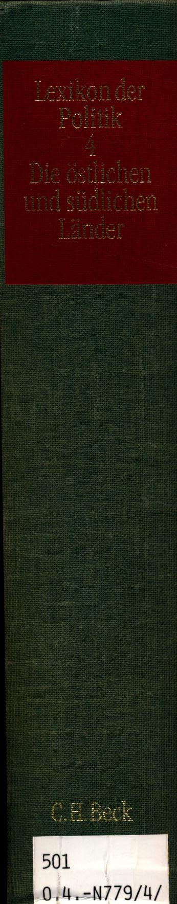 Lexikon der Politik, 7 Bde., Bd.4, Die östlichen und südlichen Länder Law