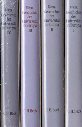 Geschichte der Universität in Europa, 4 Bde. zur Subskription book