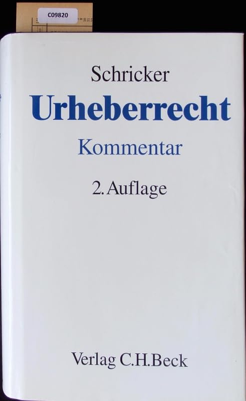 Urheberrecht: Rechtsstand: 19980701 Law