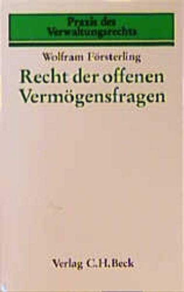 Recht der offenen Vermögensfragen Law