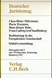 Schlussveranstaltung: Rechtsetzung in der Europäischen Gemeinschaft, Tl T Books