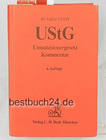 Umsatzsteuergesetz (Gelbe Erläuterungsbücher) Law