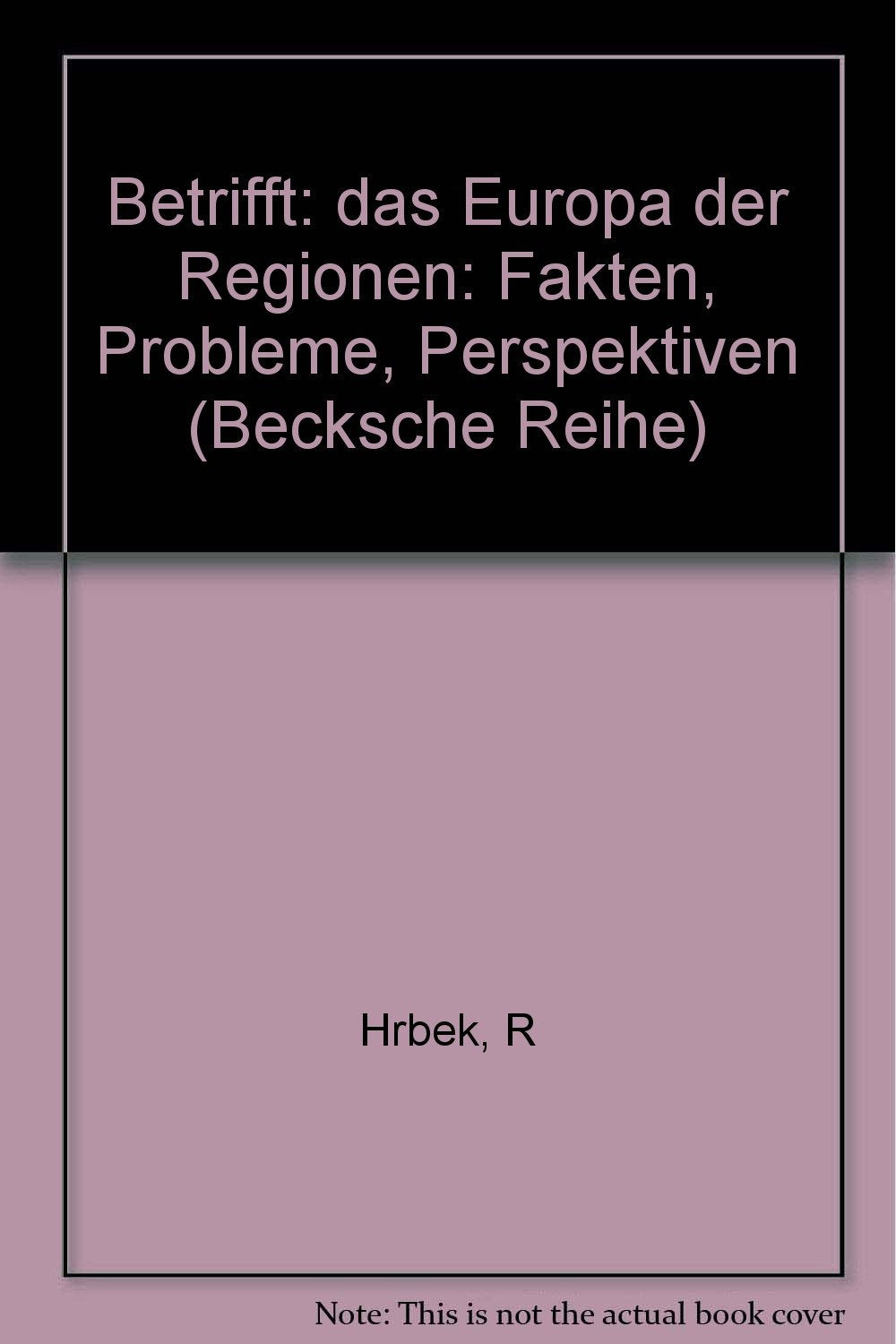Betrifft: Das Europa der Regionen Law