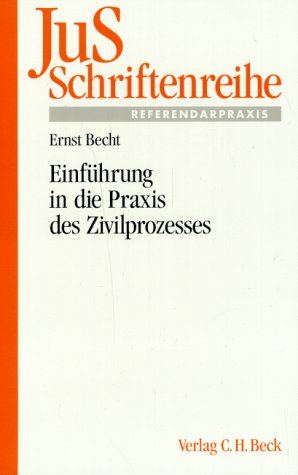 Einführung in die Praxis des Zivilprozesses (JuS-Schriftenreihe: Schriftenreihe der Juristischen Schulung) Books