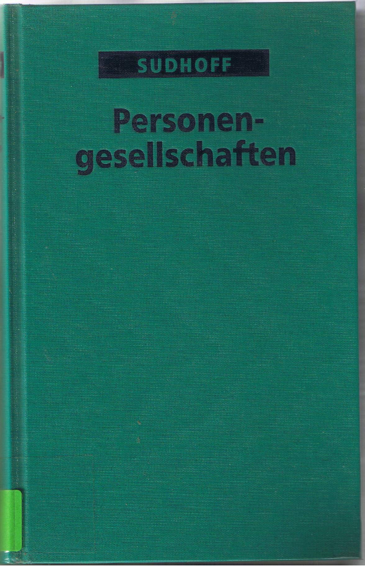 Personengesellschaften. Law