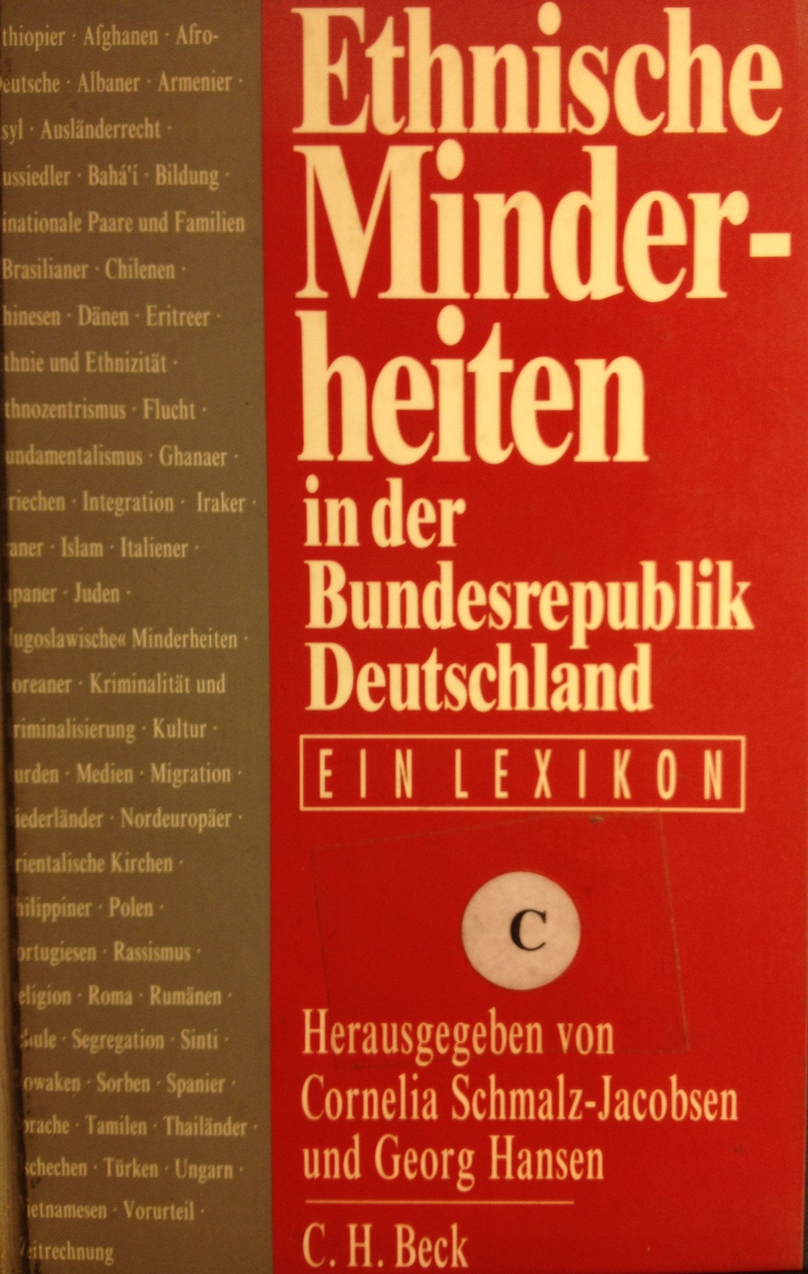 Ethnische Minderheiten in der Bundesrepublik Deutschland: Ein Lexikon Learning & Reference