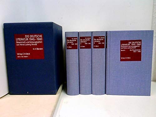 Die deutsche Literatur 1945-1960: Band 1: Draussen vor der Tür. 1945-1948. Band 2: Doppelleben. 1949-1952. Band 3: Im Treibhaus. 1953-1956. Band 4: Die Wunderkinder. 1957-1960 Contemporary literature Books