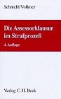 Die Assessorklausur im Strafprozess Law