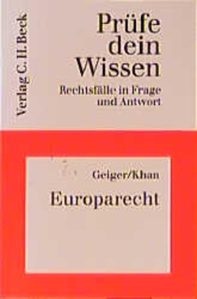 Europarecht Law Books