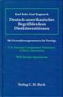 Deutsch-amerikanisches Begriffslexikon, Direktinvestitionen: Immobilien, Steuern, Gesellschaftsrecht. Mit Formulierungsmustern für Verträge. ... Investment. Real Estate, Taxes, Corporate Law Law