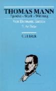 Thomas Mann: Epoche - Werk - Wirkung (Arbeitsbücher zur Literaturgeschichte) Contemporary literature