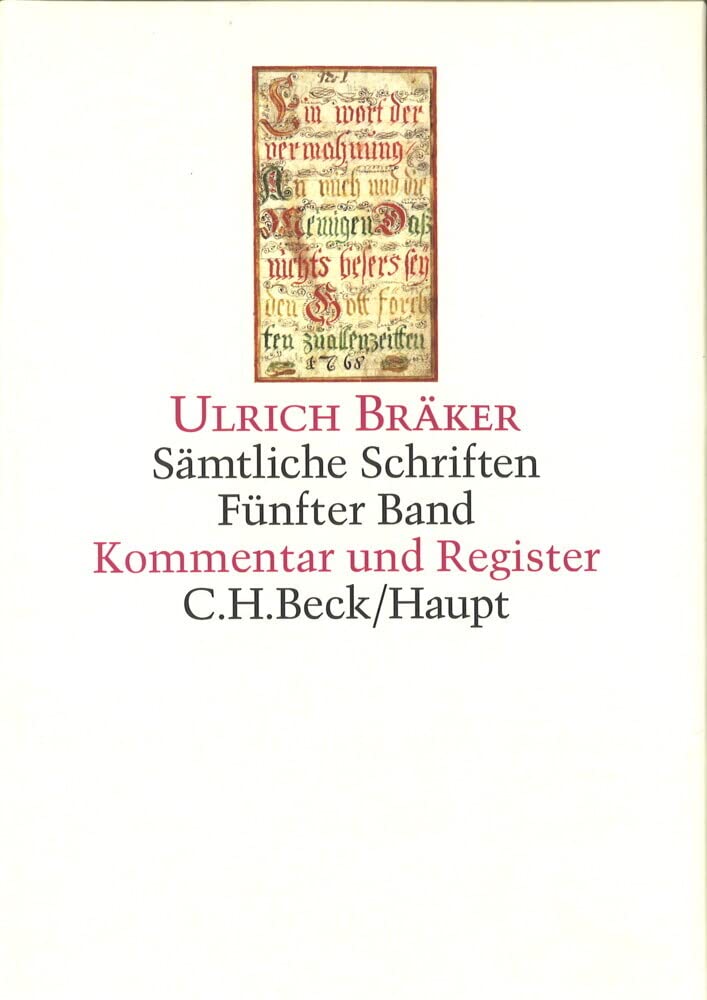 Sämtliche Schriften Bd. 5: Kommentar und Register Essays & Short Stories