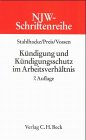 NJW-Schriftenreihe (Schriftenreihe der Neuen Juristischen Wochenschrift), H.6, Kündigung und Kündigungsschutz im Arbeitsverhältnis Social Sciences