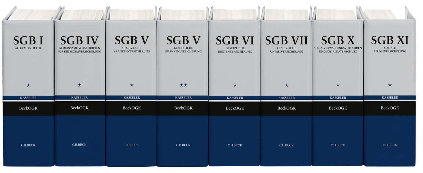 beck-online.GROSSKOMMENTAR zum SGB: SGB I, SGB IV, SGB V, SGB VI, SGB VII, SGB X, SGB XI (Kasseler Kommentar): Allgemeiner Teil, Gemeinsame ... - Rechtsstand: 1. Dezember 2022 Law
