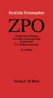 Zivilprozessordnung: Gerichtsverfassungsrecht, Kostenrecht, EU-Zivilprozessrecht, Internationales Zivilprozessrecht, Rechtsstand: 23. April 2003 (Beck'sche Textausgaben) Law