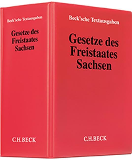 Gesetze des Freistaates Sachsen (mit Fortsetzungsnotierung). Inkl. 87. Ergänzungslieferung Law