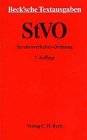 Strassenverkehrs-Ordnung: Textausgabe mit ausführlichem Sachverzeichnis (Beck'sche Textausgaben) Law