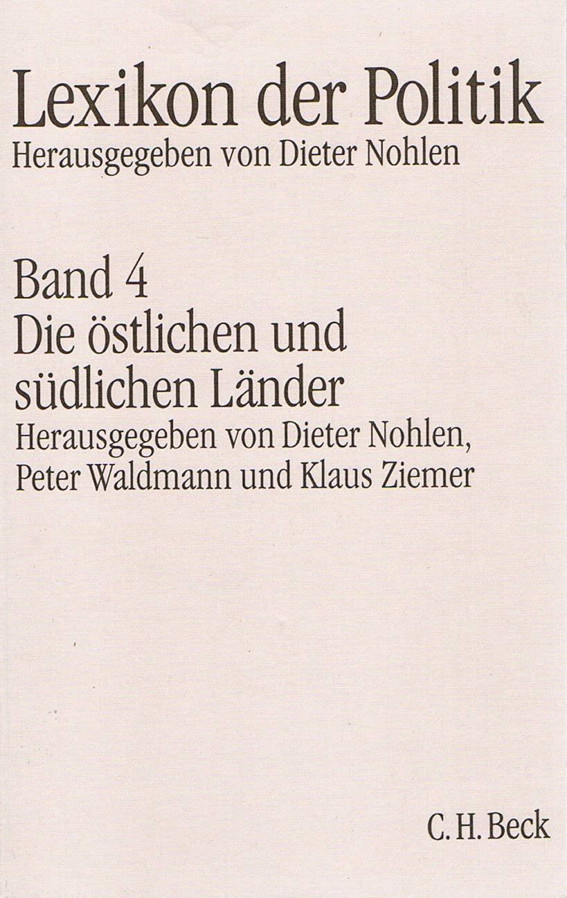 Lexikon der Politik, 7 Bde., Sonderausgabe, Bd.4, Die östlichen und südlichen Länder Law