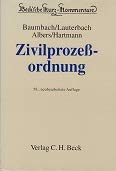 Beck'sche Kurzkommentare, Bd.1, Zivilprozeßordnung: Mit Gerichtsverfassungsgesetz und anderen Nebengesetzen Law