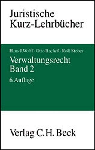 Verwaltungsrecht, 3 Bde., Bd.2 book