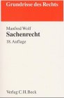 Sachenrecht (Grundrisse des Rechts) Law
