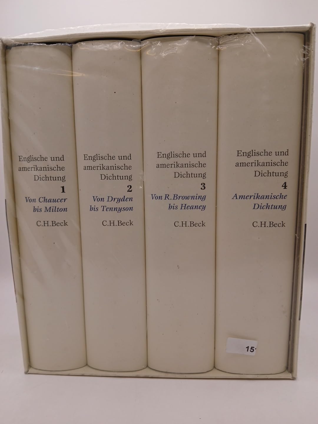 Englische und amerikanische Dichtung Gesamtwerk: in vier Bänden Classics