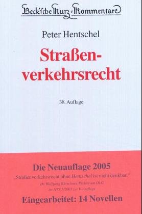 Beck'sche Kurzkommentare, Band 5, Straßenverkehrsrecht Law