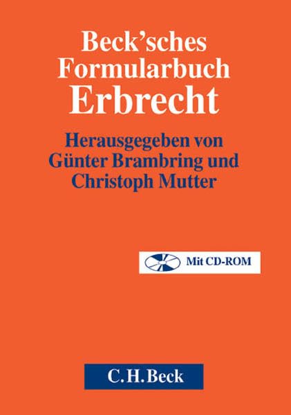 Product Image: Beck'sches Formularbuch Erbrecht