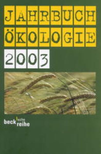 Jahrbuch Ökologie 2003: 12. Jg 2003 Natural Sciences
