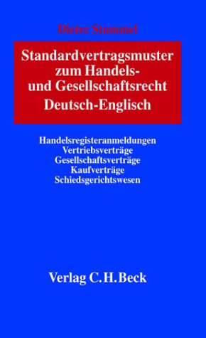 Standardvertragsmuster zum Handels- und Gesellschaftsrecht, Deutsch-Englisch Law