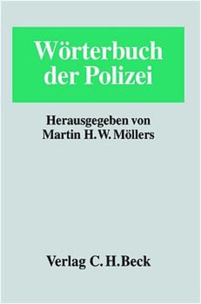 Wörterbuch der Polizei Law Books