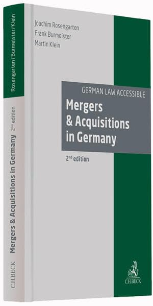Mergers and Acquisitions in Germany (German Law Accessible) Law