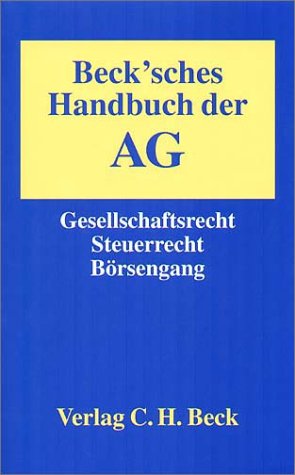 Product Image: Beck'sches Handbuch der AG: mit KGaA