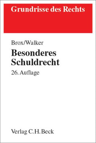 Besonderes Schuldrecht (Grundrisse des Rechts) Law