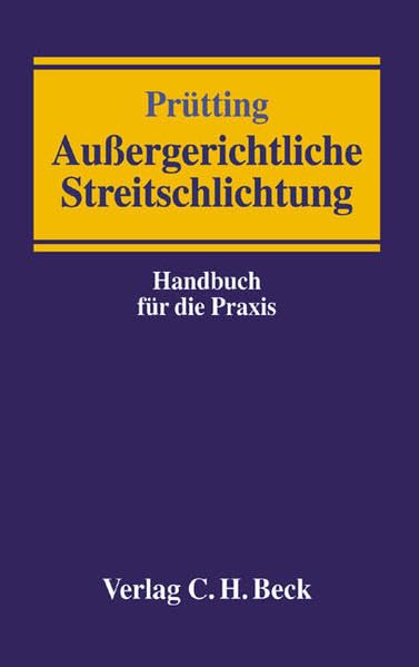 Product Image: Außergerichtliche Streitschlichtung