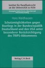Schutzmöglichkeiten gegen Bootlegs in der Bundesrepublik Deutschland und den USA unter besonderer Berücksichtigung des TRIPS-Abkommens (Schriftenreihe ... an der Universität zu Köln, Band 83) Law
