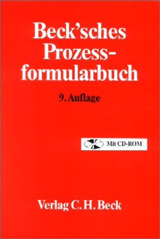 Beck'sches Prozessformularbuch: Rechtsstand: Mai 2002 Law