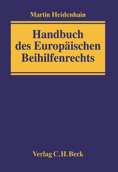 Handbuch des Europäischen Beihilfenrechts Law