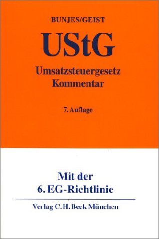 Umsatzsteuergesetz: Rechtsstand: 20020901: Mit Nachtrag 2003 (Gelbe Erläuterungsbücher) Business, Finance & Career