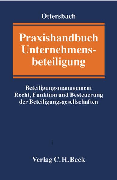 Praxishandbuch Unternehmensbeteiligung Law