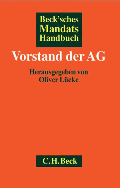 Beck'sches Mandatshandbuch Vorstand der AG Law