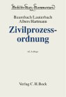 Zivilprozessordnung: mit Gerichtsverfassungsgesetz und anderen Nebengesetzen (Beck'sche Kurz-Kommentare, Band 1) Law