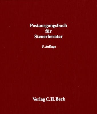Postausgangsbuch für Steuerberater Business, Finance & Career