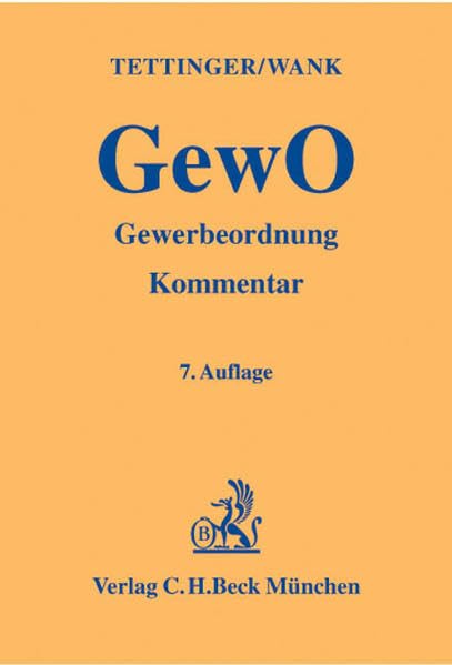 Gewerbeordnung (Gelbe Erläuterungsbücher) Law