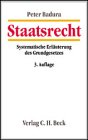 Staatsrecht: Systematische Erläuterung des Grundgesetzes für die Bundesrepublik Deutschland Law