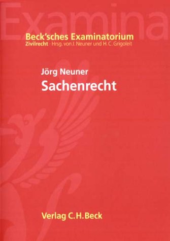 Sachenrecht (Beck'sches Examinatorium Zivilrecht) Books